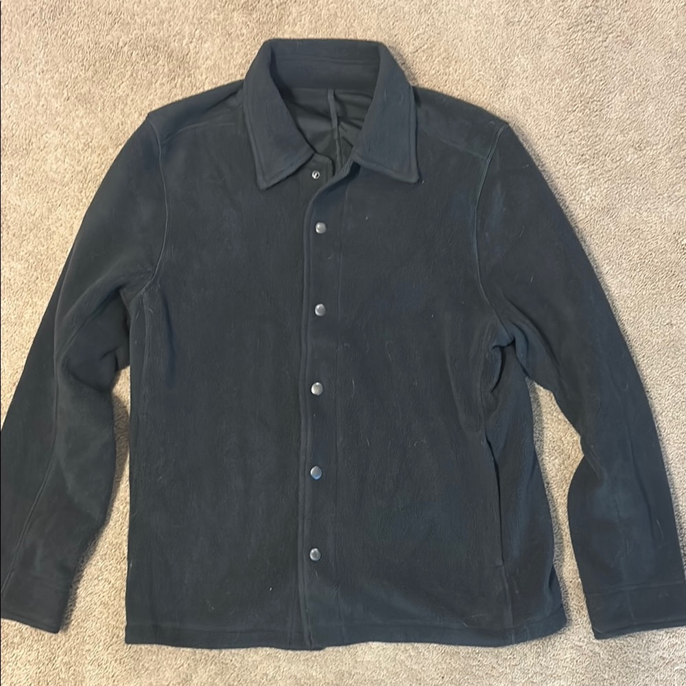 Lululemon Athletica Black Lightweight Shirt Jacket